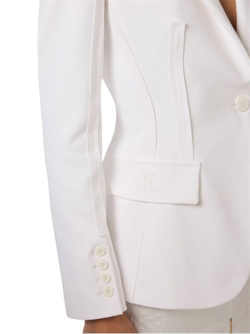 Giacca slim fit stretch Elisabetta Franchi | GI21661E2360